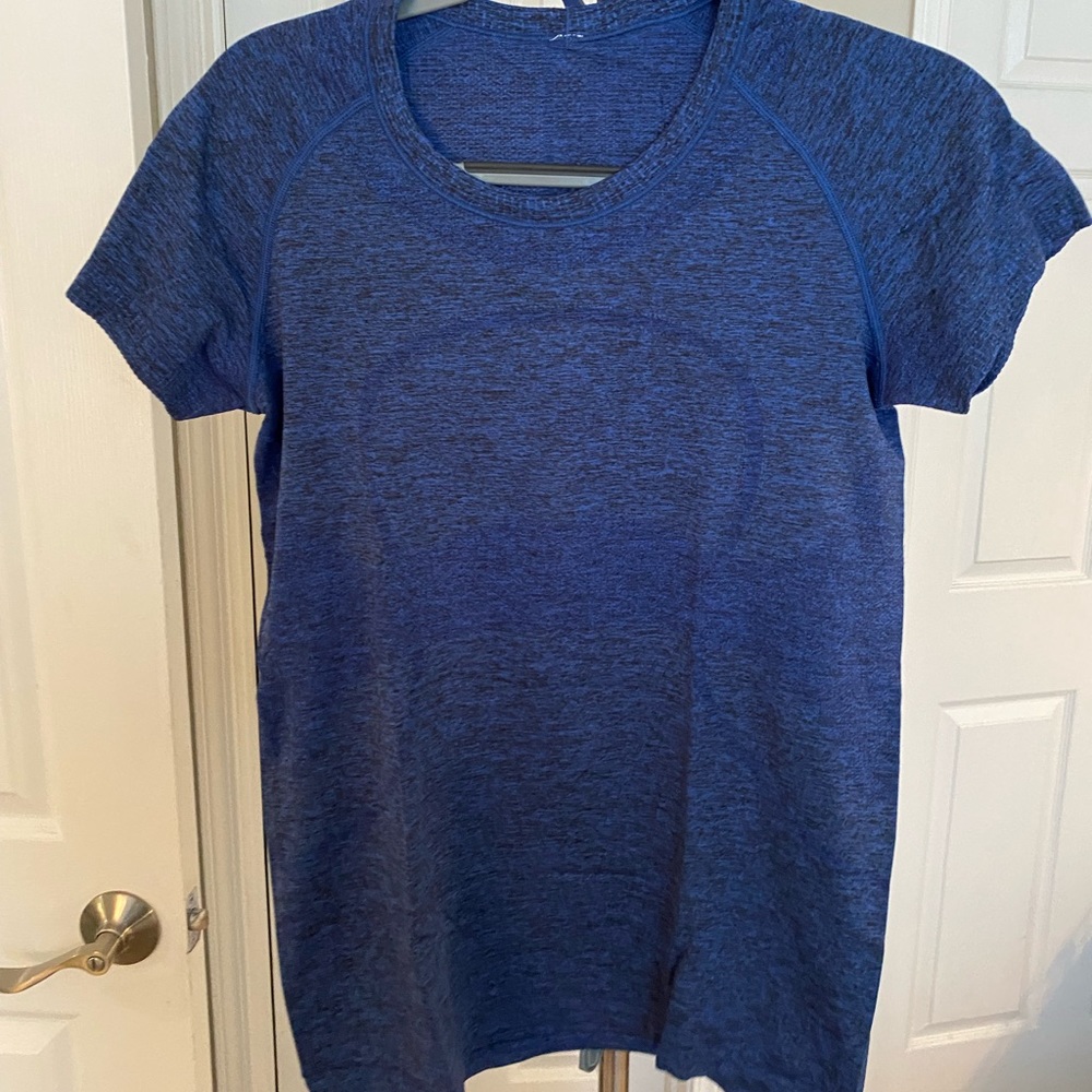 Blue Lululemon shirt